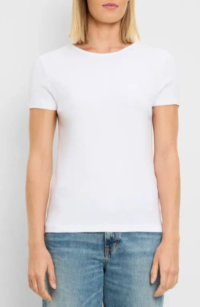 MICHAEL STARS MICHAEL STARS HALEY FINE BINDED COTTON T-SHIRT