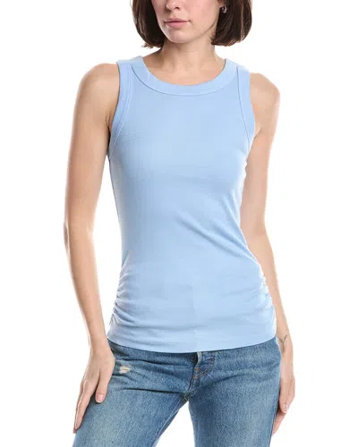Michael Stars Paloma Wide Binding Tank In Oyxgen In Blue