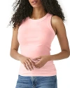 Michael Stars Halley Tank Top In Grapefruit