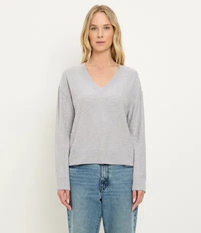 MICHAEL STARS HALSEY V-NECK PULLOVER