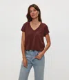 Michael Stars Harlan Cropped V-neck Tee