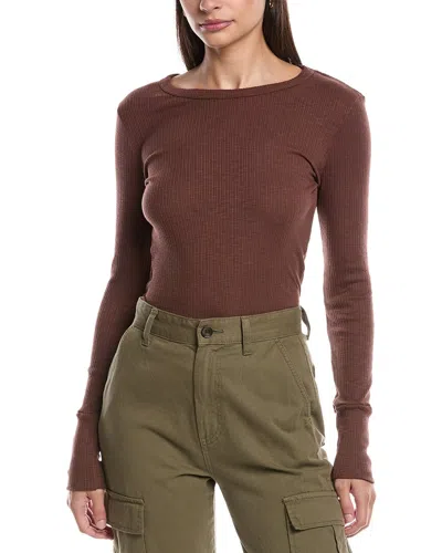 Michael Stars Harmonia T-shirt In Brown