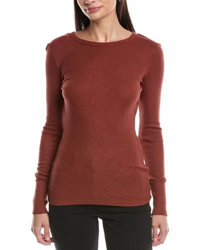 Michael Stars Harmonia T-shirt In Brown