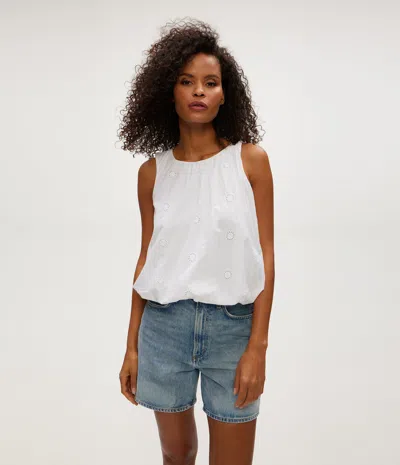 Michael Stars Hazel Eyelet Bubble Top