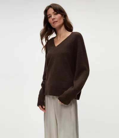Michael Stars Hendrix V-neck Sweater In Java