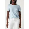 Michael Stars Hollis Criss Cross T-shirt In Fountain