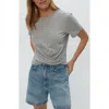 MICHAEL STARS MICHAEL STARS HOLLIS CRISS CROSS T-SHIRT