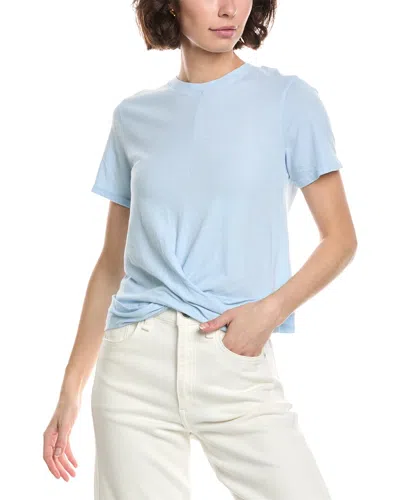 Michael Stars Hollis Criss Cross T-shirt In Blue