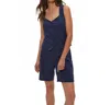 Michael Stars Honey Button-up Vest In Nocturnal In Blue