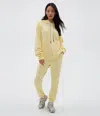 Michael Stars Honey Plush Hoodie In Lemonade