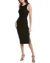 Michael Stars Racerback Midi Dress In Black