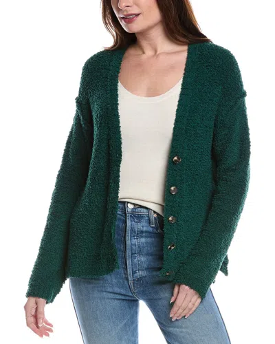 Michael Stars Hudson Crop Cardigan In Green