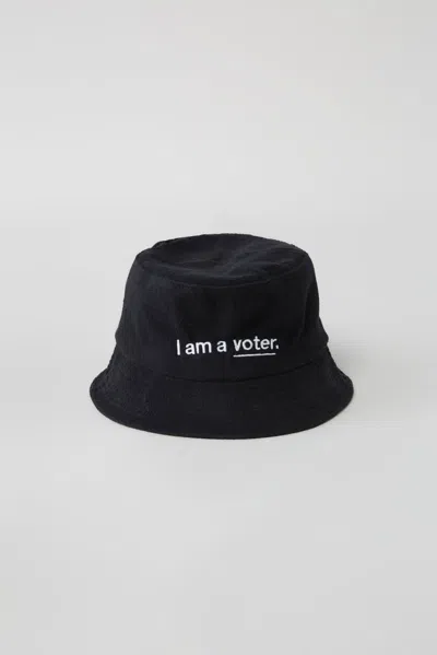 Michael Stars I Am A Voter Terry Bucket Hat In Black