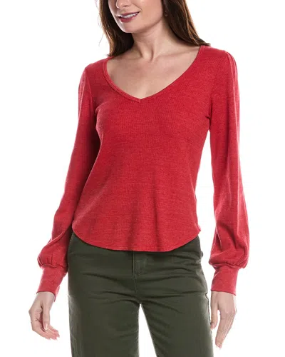 Michael Stars Ida T-shirt In Red