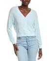 Michael Stars Ilsa V-neck Cardigan In Blue