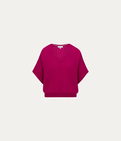Michael Stars Imani Dolman Sleeve Top In Pink