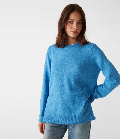 Michael Stars Imogen Crew Neck Sweater In Sky