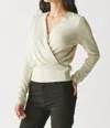 Michael Stars India Surplice Sweater In Gold