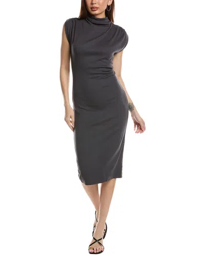 Michael Stars Iolanda Midi Dress In Grey
