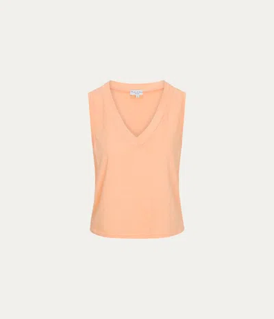 Michael Stars Ira Supima V-neck Tank In Multi