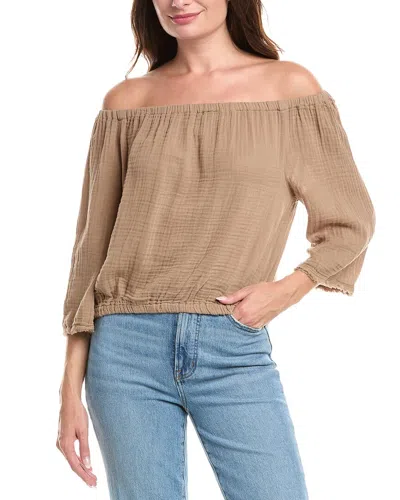 Michael Stars Isabel Convertible Top In Brown