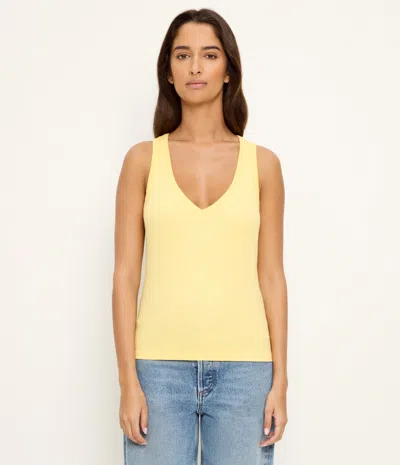 Michael Stars Ivara Racerback Rib Tank In Multi