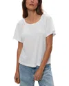 Michael Stars Ivy Flutter Sleeve Tee In White