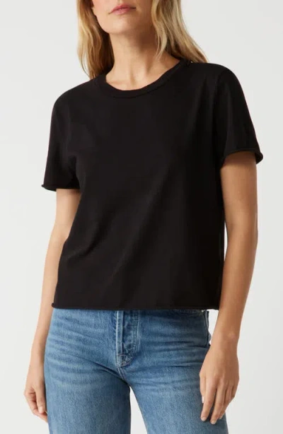 Michael Stars Jackie Crew Neck Tee In Black