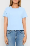Michael Stars Jackie Raw Edge T-shirt In Multi