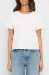Michael Stars Jackie Raw Edge T-shirt In Multi