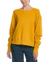 Michael Stars Comet Crewneck Pullover In Yellow
