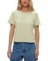 Michael Stars Jackie Tee In Yellow