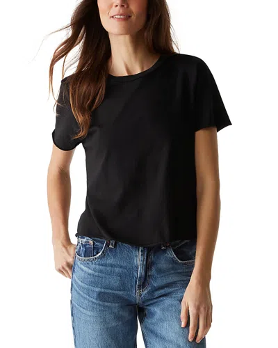 Michael Stars Jackie Crew Neck Tee In Black