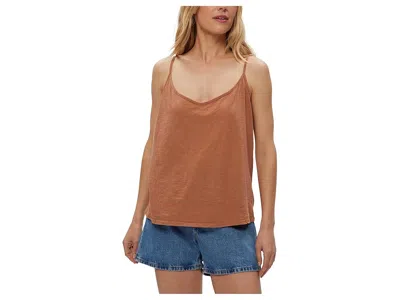 Michael Stars Jaden V-neck Tank Top In Brown