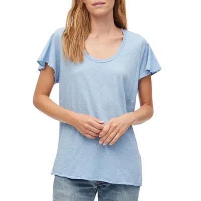 Michael Stars Jana Tee In Cornflower In Blue