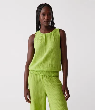 Michael Stars Janelle Tie Neck Tank In Lettuce