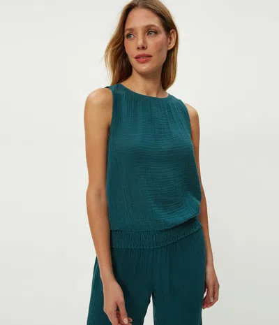 Michael Stars Janelle Tie Neck Tank In Pink