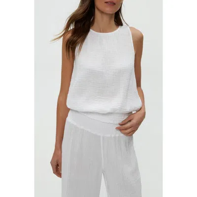 Michael Stars Janelle Tie Neck Tank In Crescent