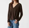 Michael Stars Janet Tahoe Jersey Surplice Top In Java