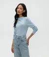 Michael Stars Janine Mock Neck Top In Fountain