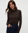 Michael Stars Janine Mock Neck Top In Java