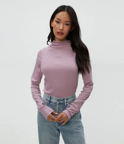 Michael Stars Janine Mock Neck Top In Sachet