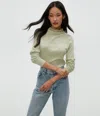 Michael Stars Janine Mock Neck Top In Seacrest