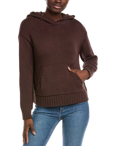 Michael Stars Jess Hoodie In Burgundy