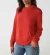 Michael Stars Jess Hoodie In Red