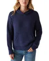 Michael Stars Jess Hoodie In Nocturnal