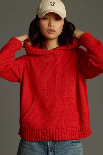 Michael Stars Jess Sweater Hoodie In Chalk