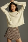 Michael Stars Jess Sweater Hoodie In White
