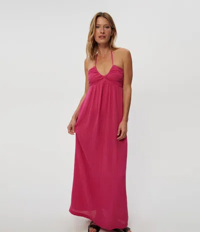 Michael Stars Jessa Maxi Dress In Pitaya