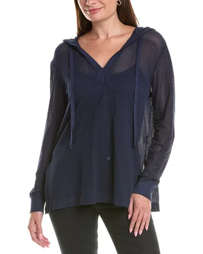 Michael Stars Jessica Hoodie In Blue